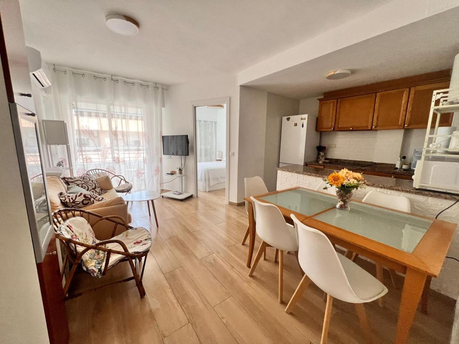 Acogedor Apartamento En La Playa Playa de Gandia Exteriör bild